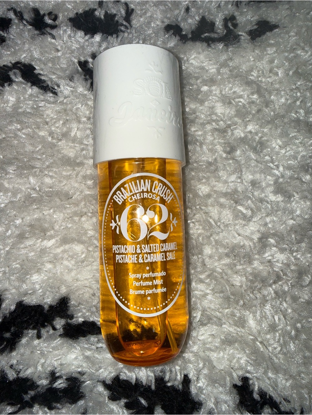 Sol de Janeiro Brazilian Crush 62 Perfume Mist — White Cap, Amber Bottle